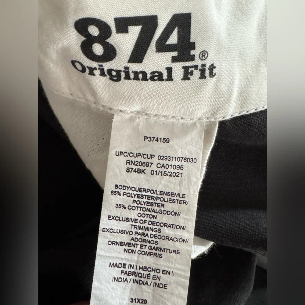 Men's Dickies Black Pants Size 31 x 29 - Picture 6 of 6